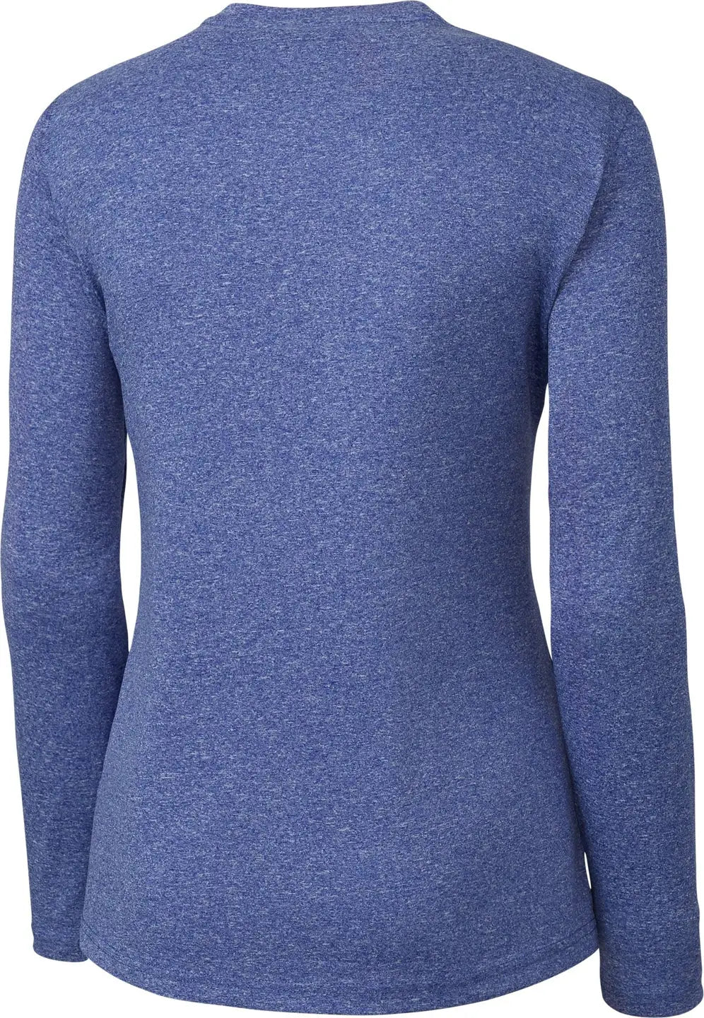 Clique Lqk00078 Charge Active Womens Long Sleeve Tee - Blue Heather