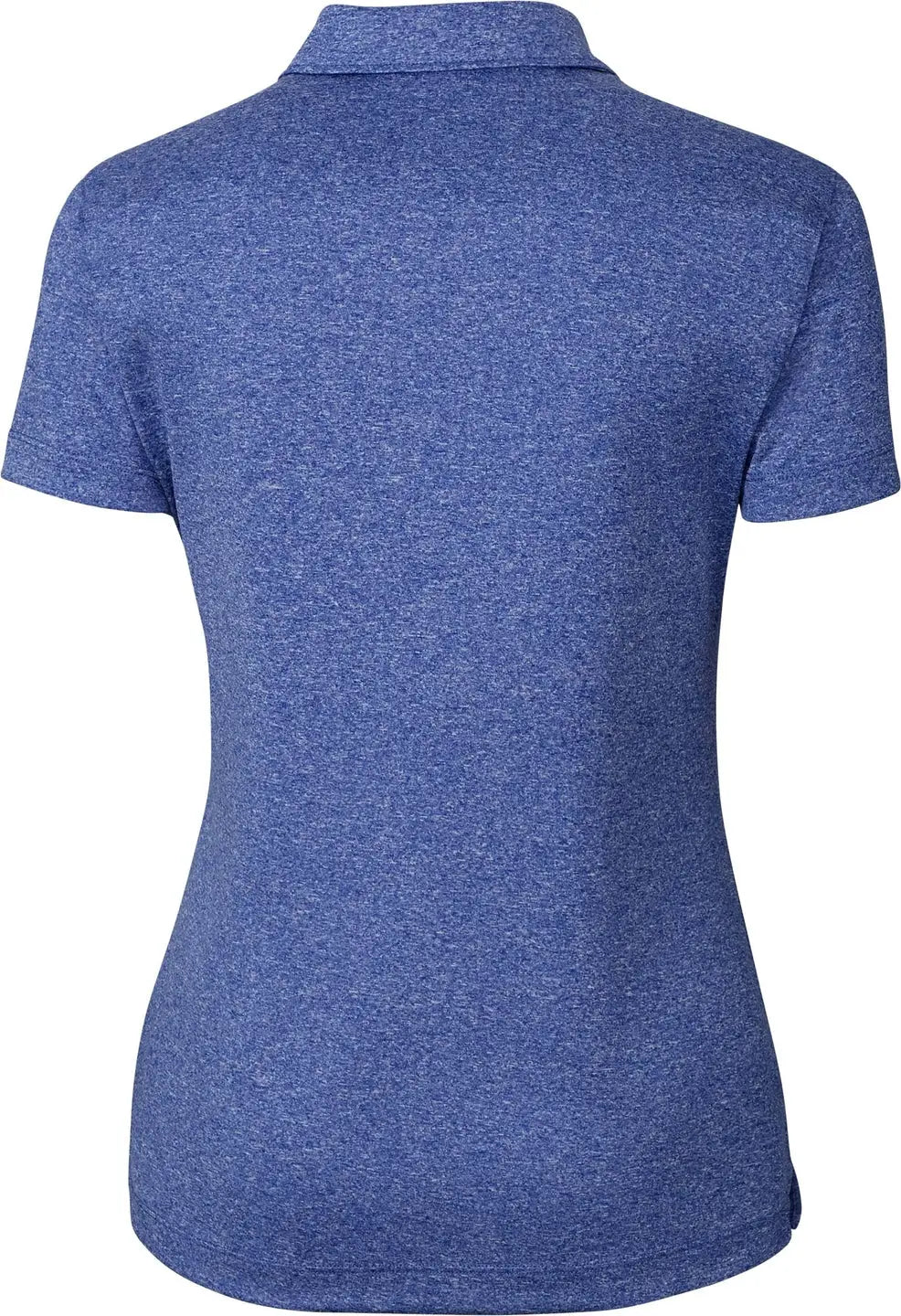 Clique Lqk00079 Charge Active Womens Short Sleeve Polo - Blue Heather