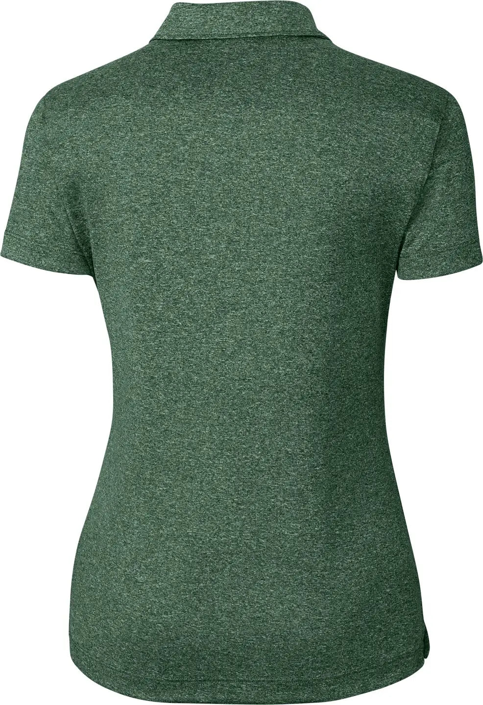 Clique Lqk00079 Charge Active Womens Short Sleeve Polo - Bottle Green Heather - Ladies Xs