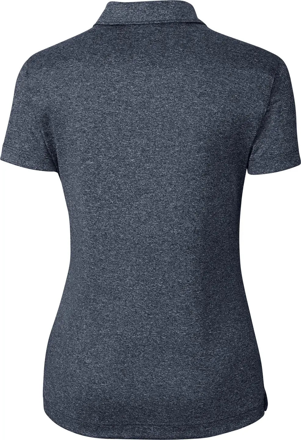 Clique Lqk00079 Charge Active Womens Short Sleeve Polo - Navy Heather