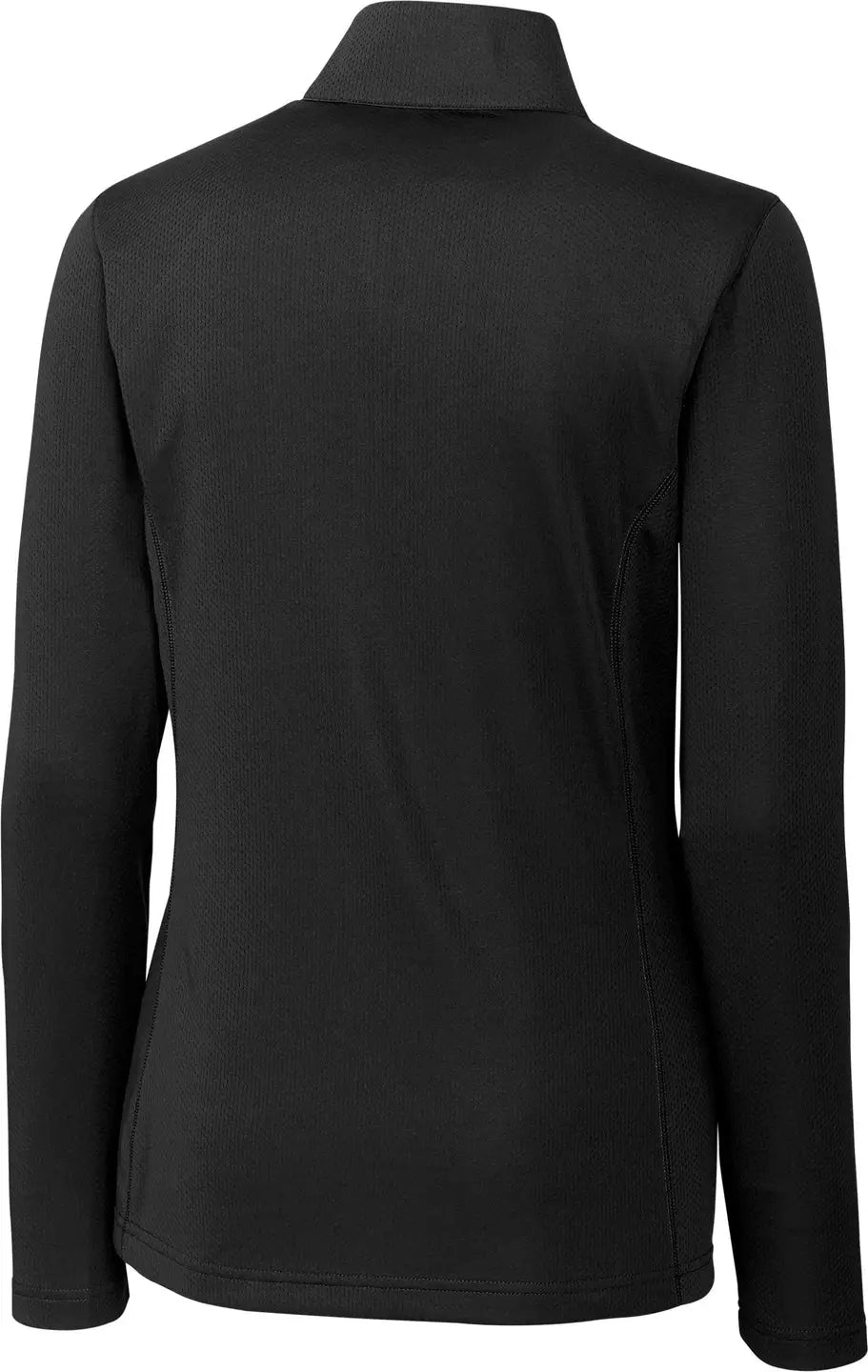 Clique Lqk00084 Ice Pique Womens Half Zip Tech Pullover - Black