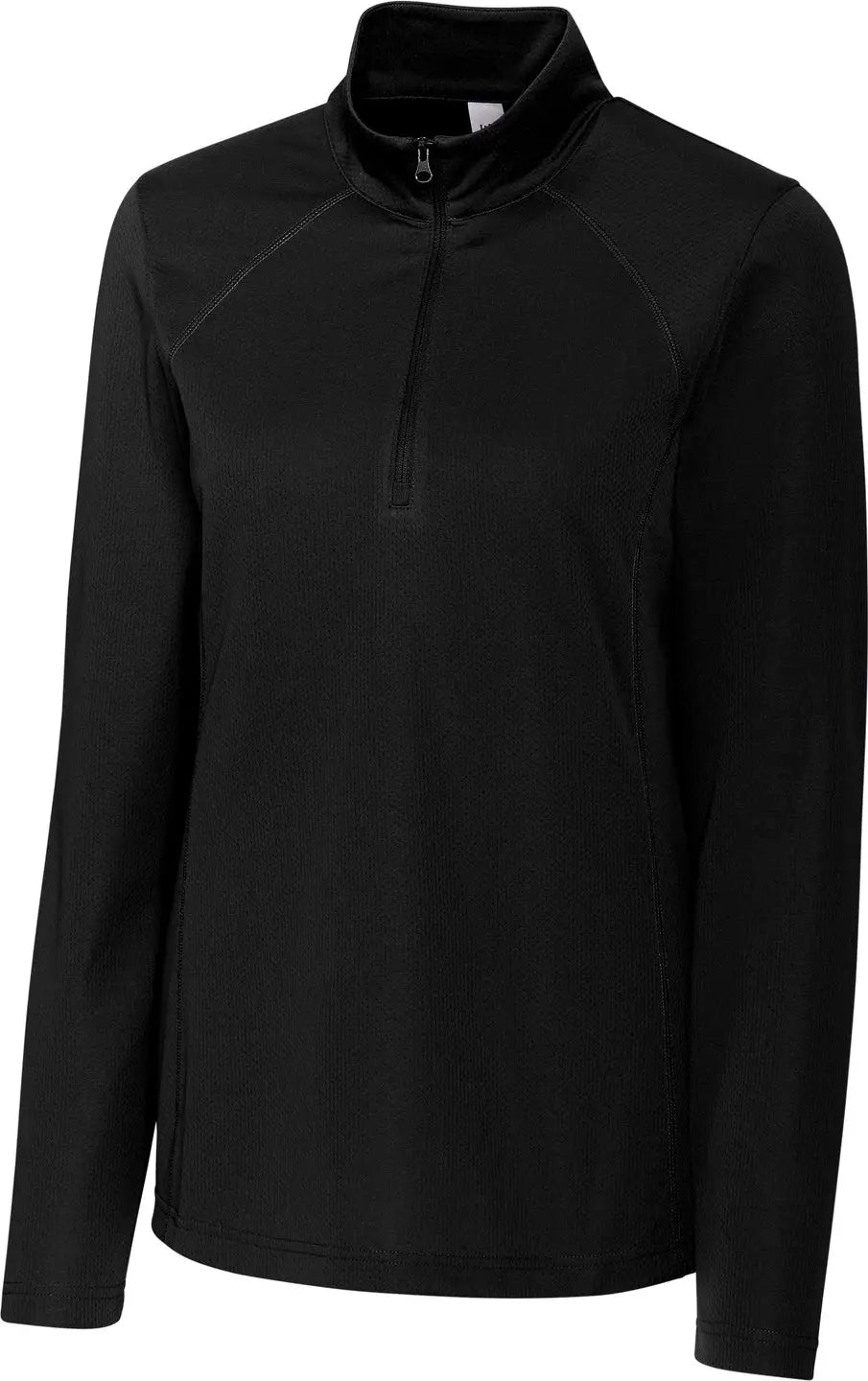 Clique Lqk00084 Ice Pique Womens Half Zip Tech Pullover - Black