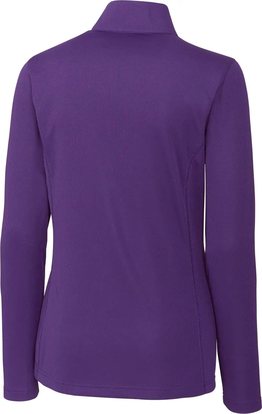 Clique Lqk00084 Ice Pique Womens Half Zip Tech Pullover - College Purple