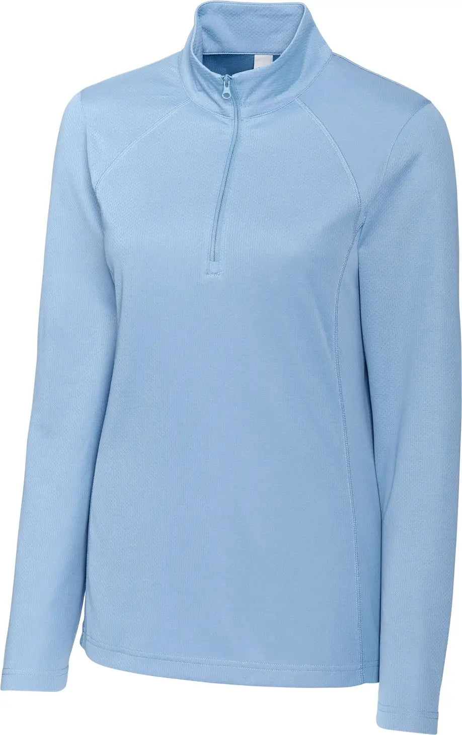 Clique Lqk00084 Ice Pique Womens Half Zip Tech Pullover - Light Blue - Ladies Xs