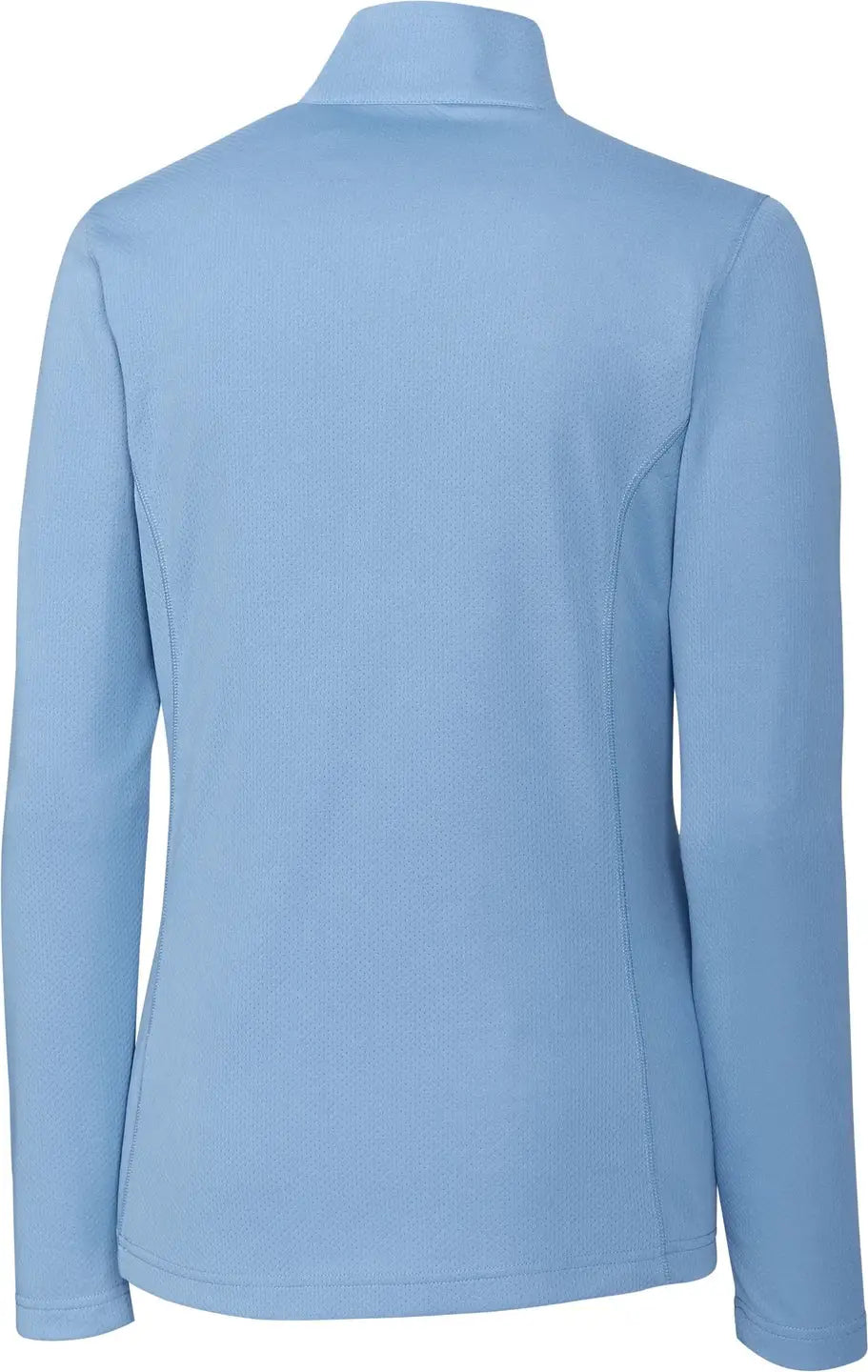Clique Lqk00084 Ice Pique Womens Half Zip Tech Pullover - Light Blue