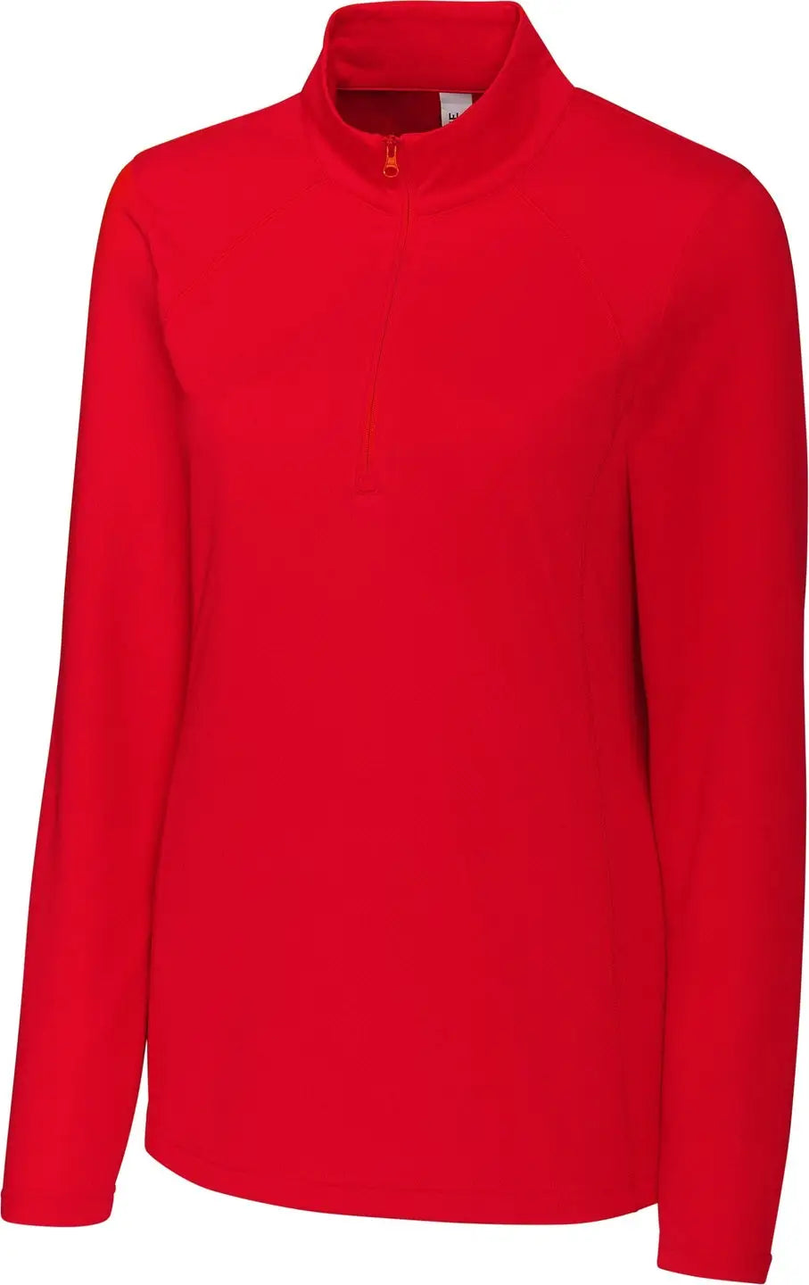 Clique Lqk00084 Ice Pique Womens Half Zip Tech Pullover - Red