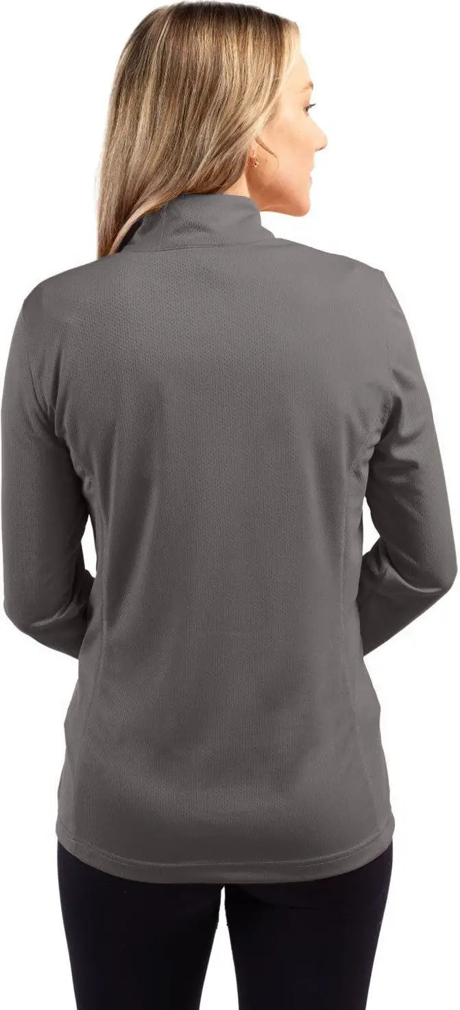 Clique Lqk00084 Ice Pique Womens Half Zip Tech Pullover - Titan