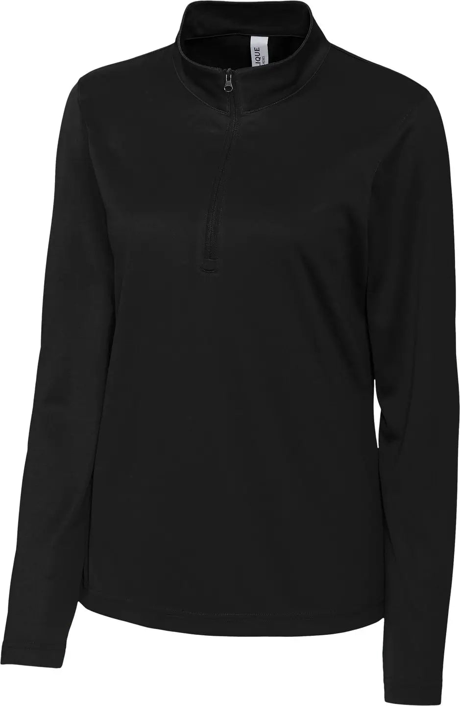 Clique Lqk00085 Spin Eco Performance Half Zip Womens Pullover - Black