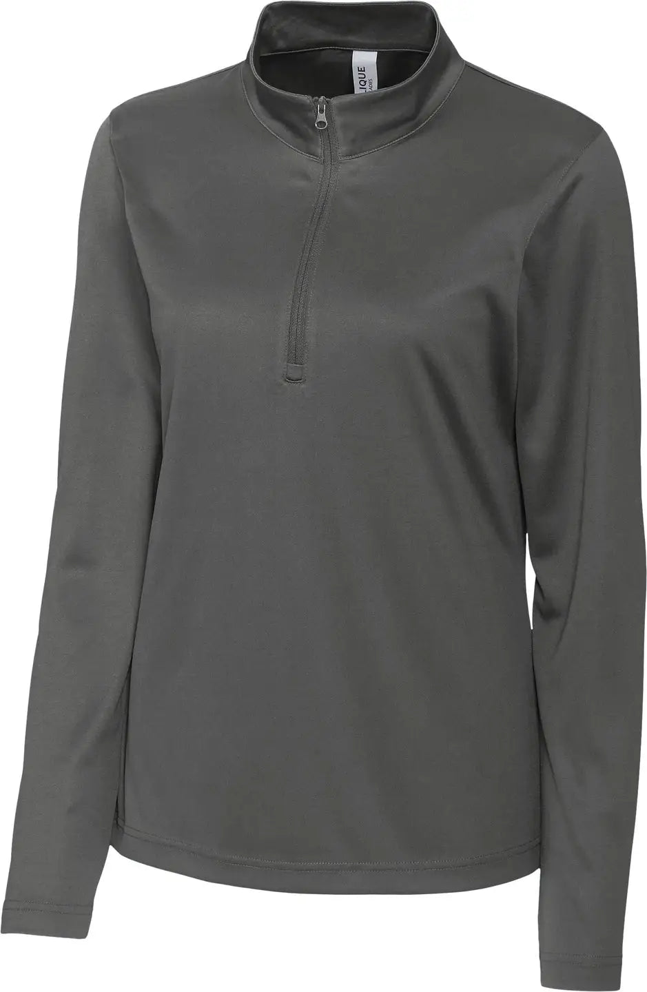 Clique Lqk00085 Spin Eco Performance Half Zip Womens Pullover - Pure Slate