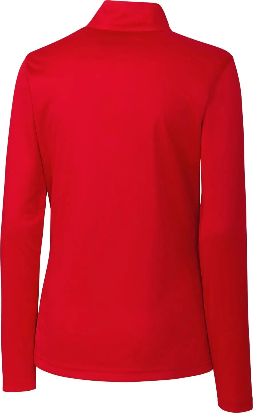 Clique Lqk00085 Spin Eco Performance Half Zip Womens Pullover - Red - Ladies Xs