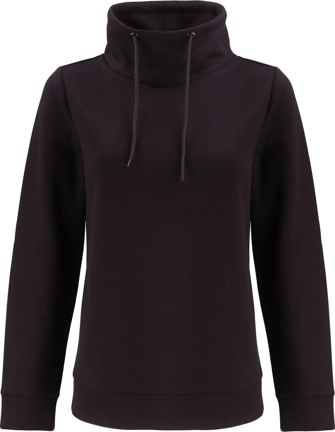 Clique Lqk00090 Haven Recycled Womens High Collar Pullover Sweatshirt - Black - Ladies Xs