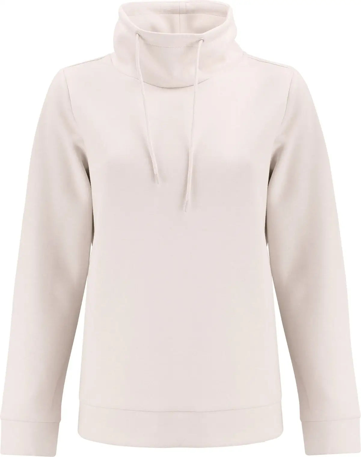 Clique Lqk00090 Haven Recycled Womens High Collar Pullover Sweatshirt - Fog - Ladies Xs