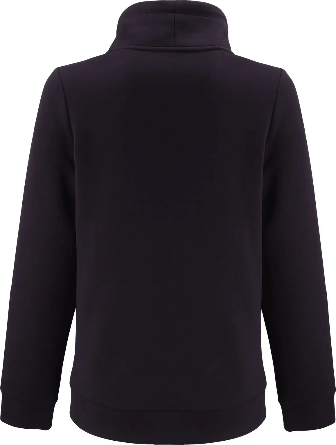 Clique Lqk00090 Haven Recycled Womens High Collar Pullover Sweatshirt - Black