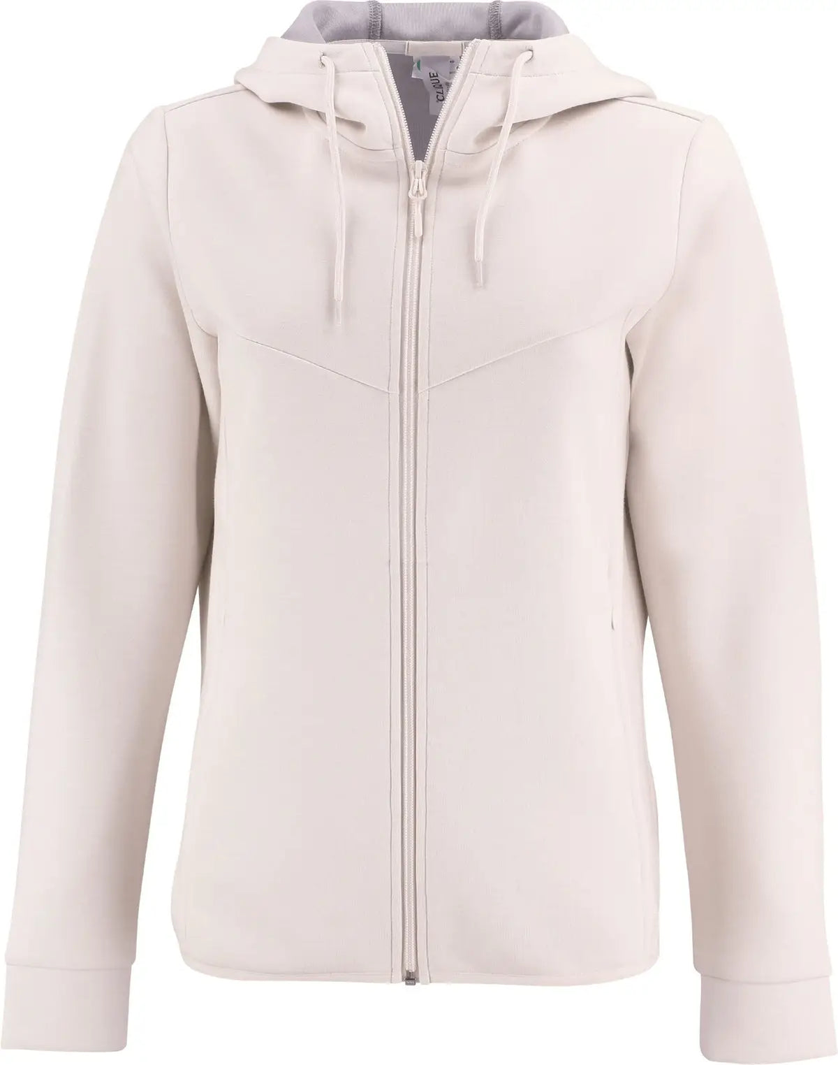 Clique Lqk00091 Haven Recycled Womens Full Zip Hooded Sweatshirt - Fog
