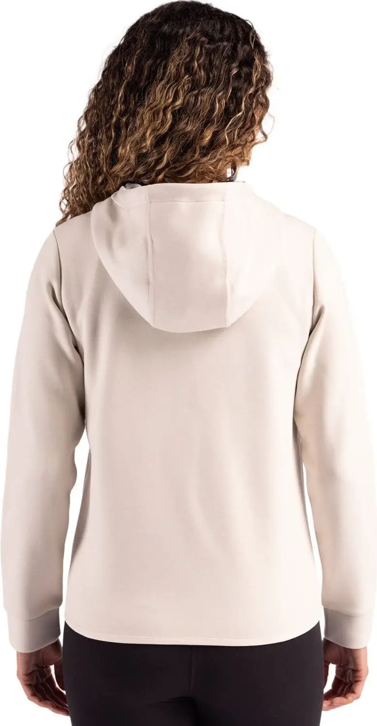Clique Lqk00091 Haven Recycled Womens Full Zip Hooded Sweatshirt - Fog