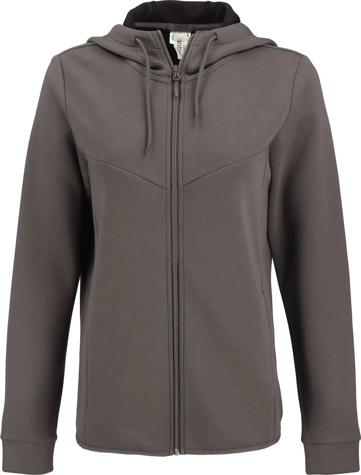 Clique Lqk00091 Haven Recycled Womens Full Zip Hooded Sweatshirt - Pure Slate