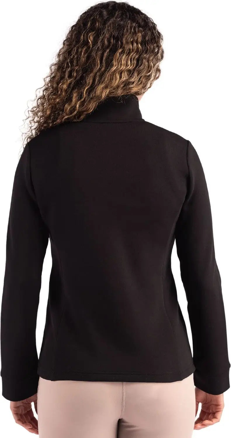 Clique Lqk00092 Haven Recycled Womens Quarter Zip Pullover - Black
