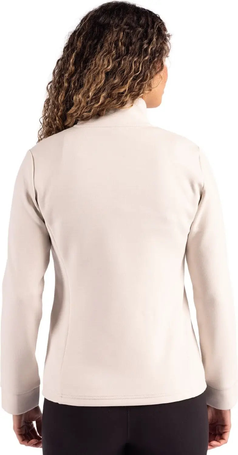 Clique Lqk00092 Haven Recycled Womens Quarter Zip Pullover - Fog