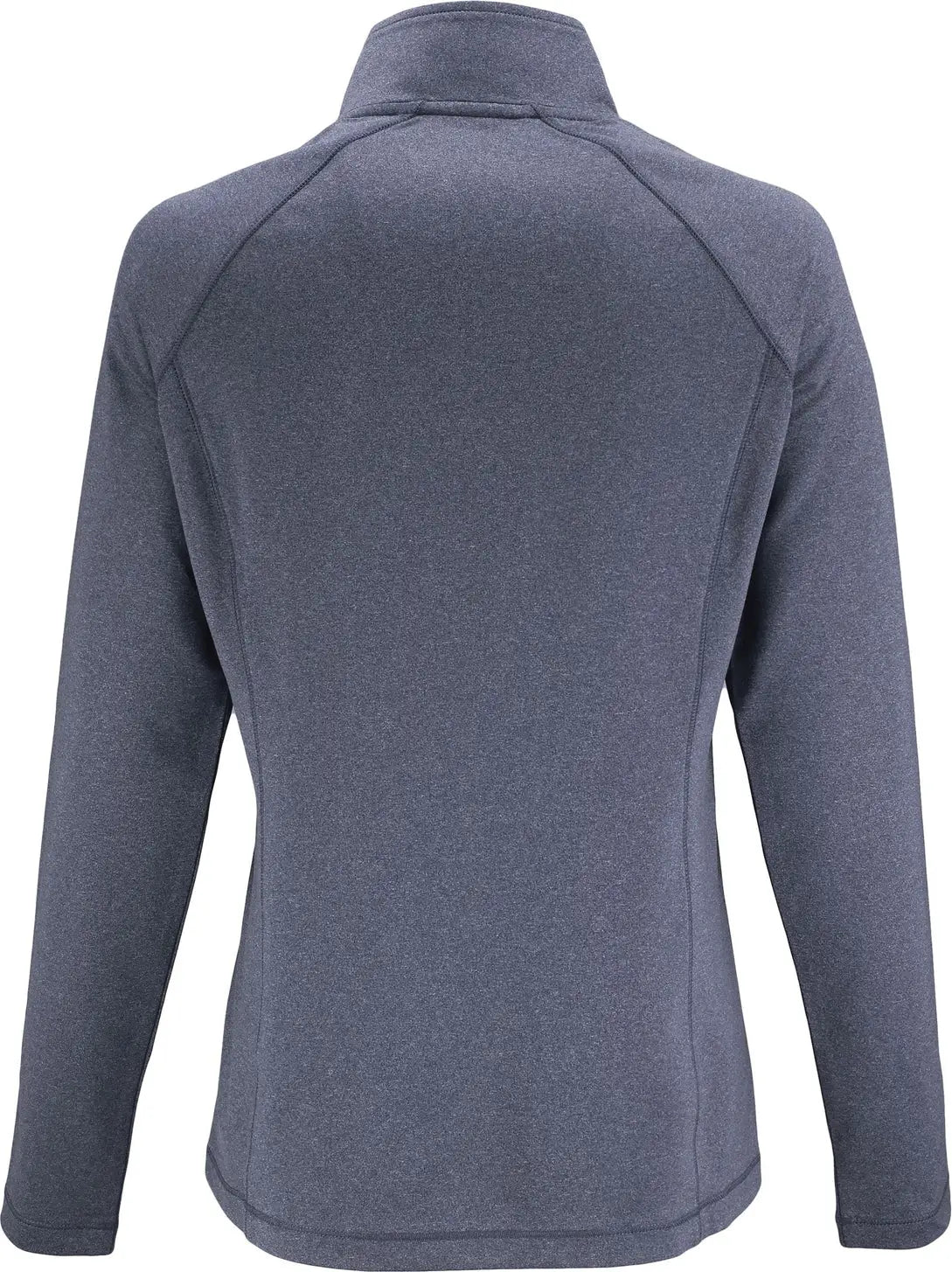 Clique Lqk00093 Dash Recycled Womens Quarter Zip Pullover - Navy Heather