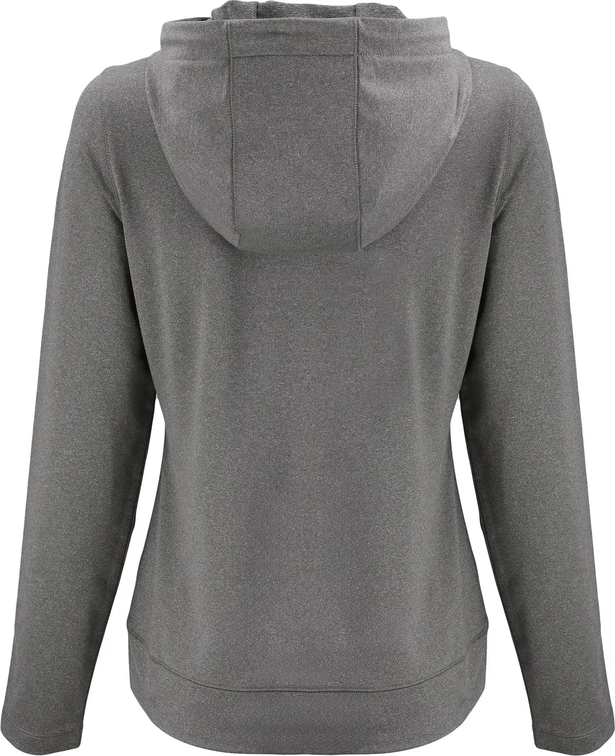 Clique Lqk00094 Dash Recycled Womens Hooded Full Zip - Black Heather - Ladies Xs