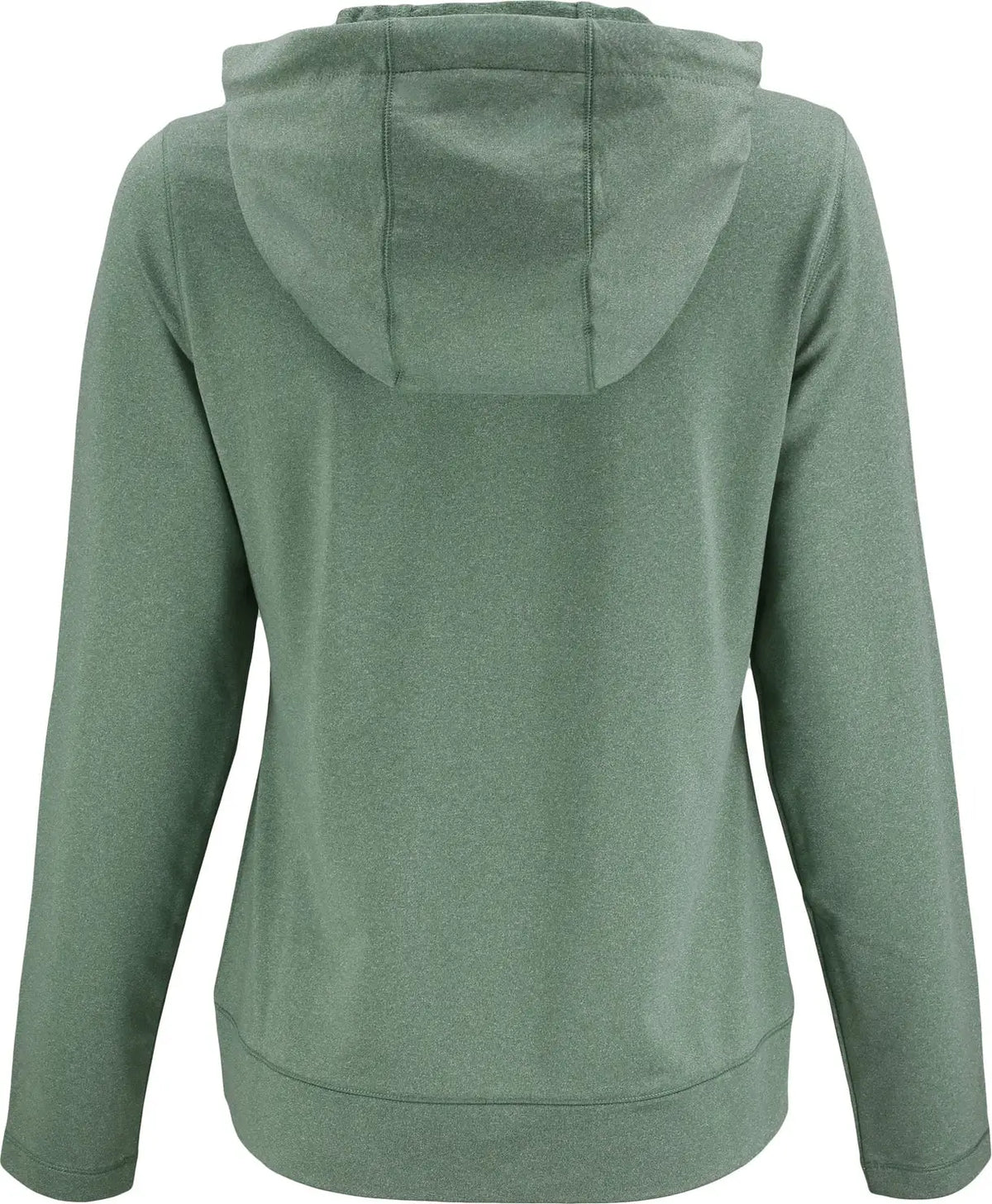 Clique Lqk00094 Dash Recycled Womens Hooded Full Zip - Bottle Green Heather