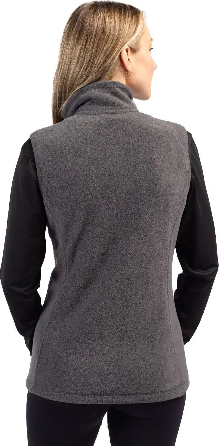 Clique Lqo00017 Summit Performance Fleece Full Zip Womens Vest - Charcoal