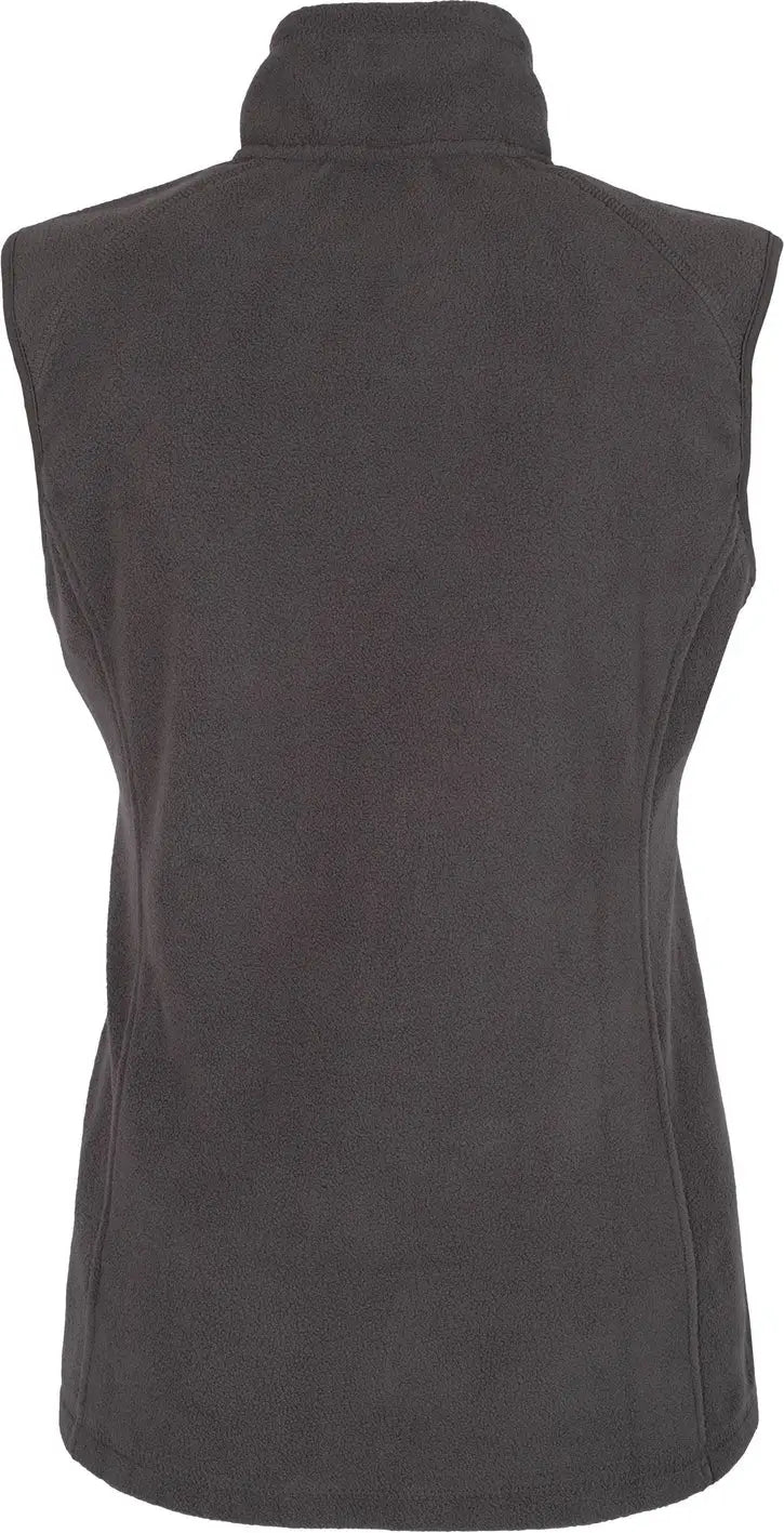 Clique Lqo00017 Summit Performance Fleece Full Zip Womens Vest - Charcoal