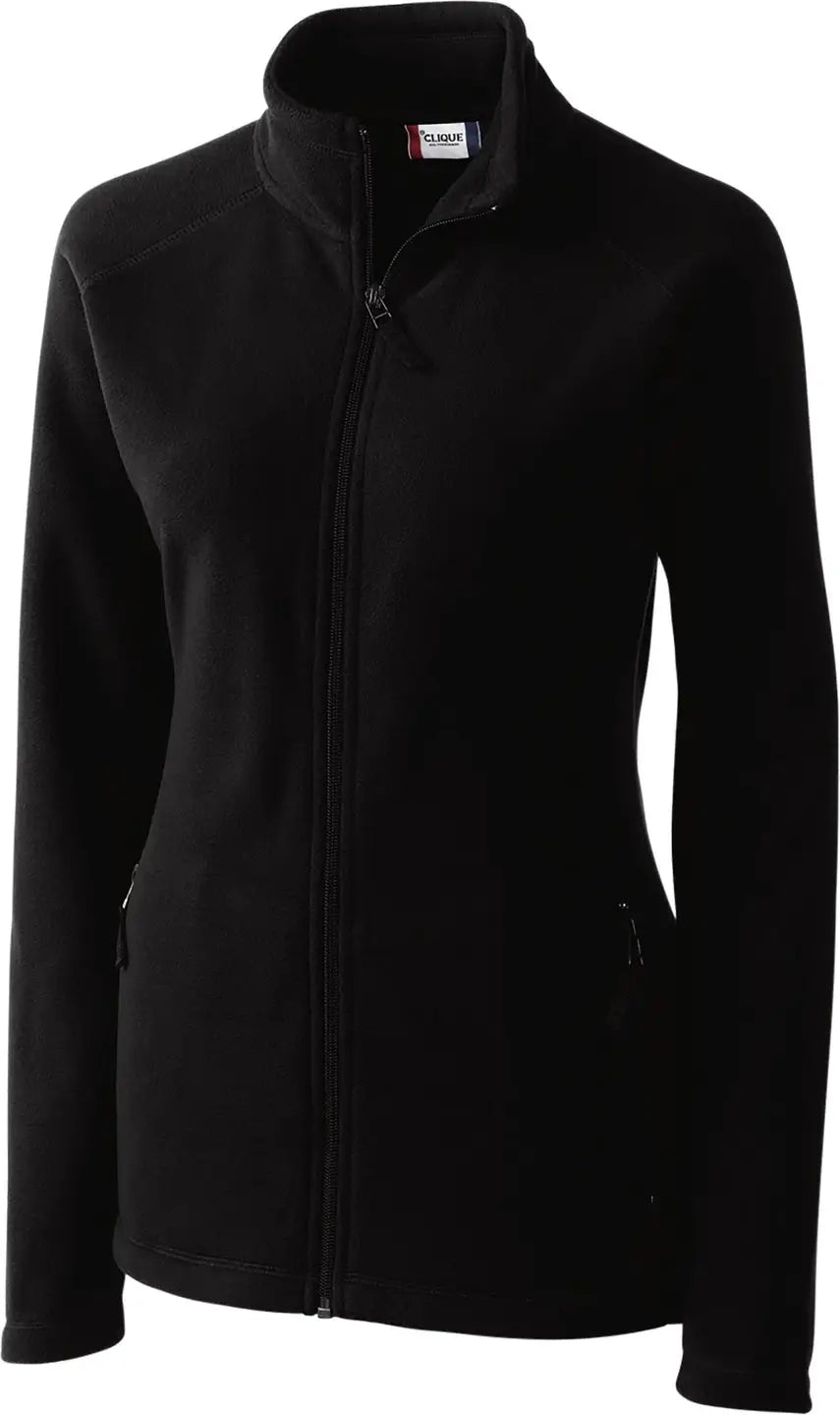 Clique Lqo00019 Summit Performance Fleece Full Zip Womens Jacket - Black