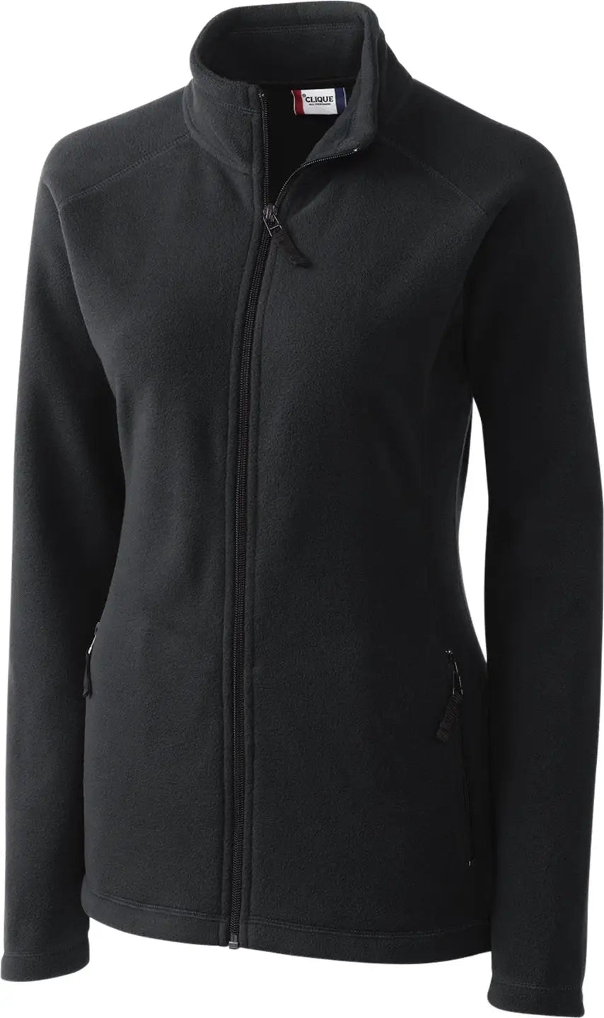Clique Lqo00019 Summit Performance Fleece Full Zip Womens Jacket - Charcoal - Ladies Xs