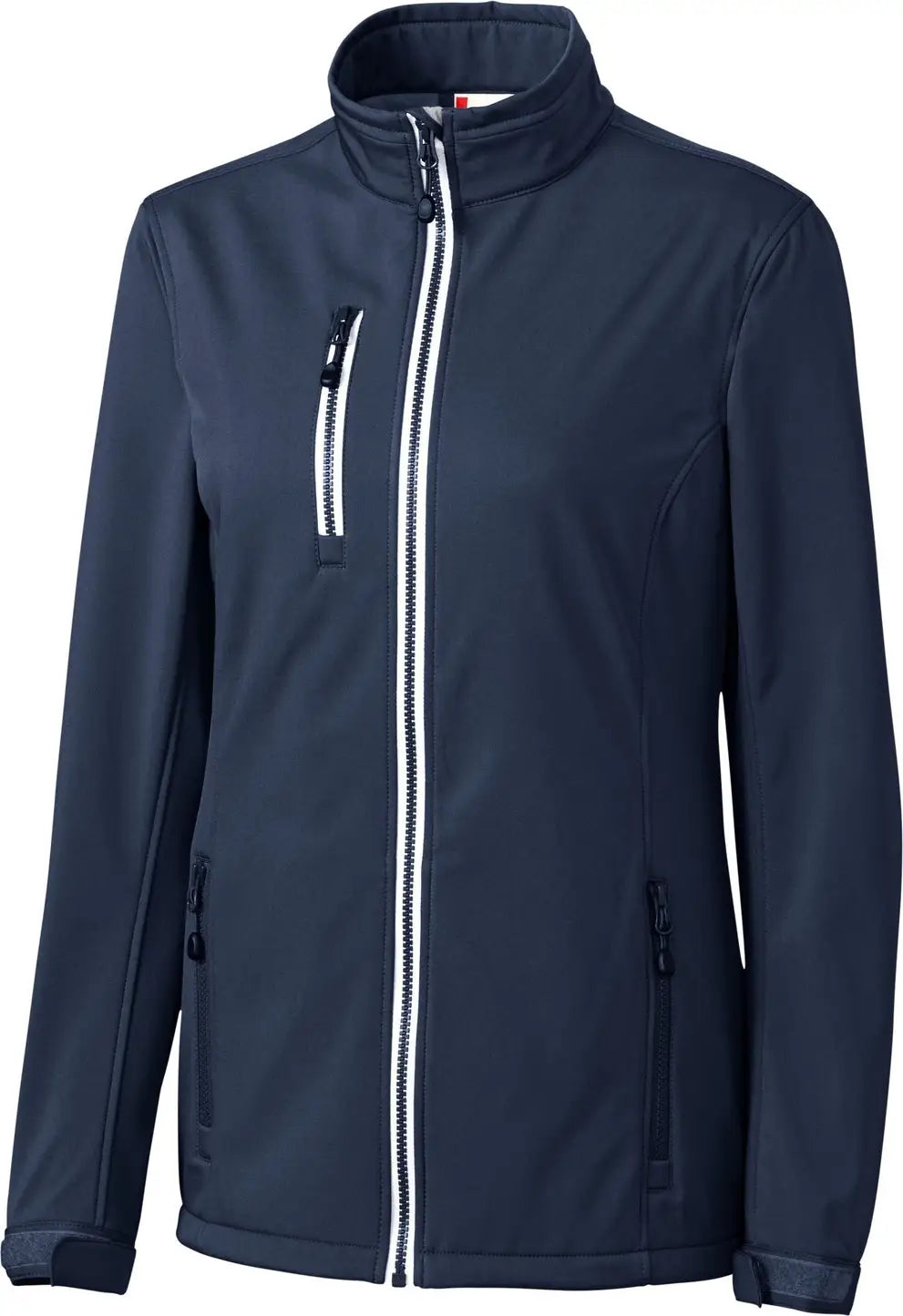 Clique Lqo00041 Telemark Eco Stretch Softshell Full Zip Womens Jacket - Dark Navy - Ladies Xs