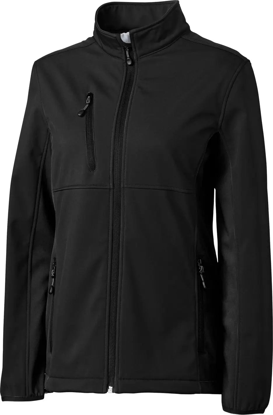 Clique Lqo00042 Narvik Eco Stretch Softshell Full Zip Womens Jacket - Black - Black/black / Ladies Xs