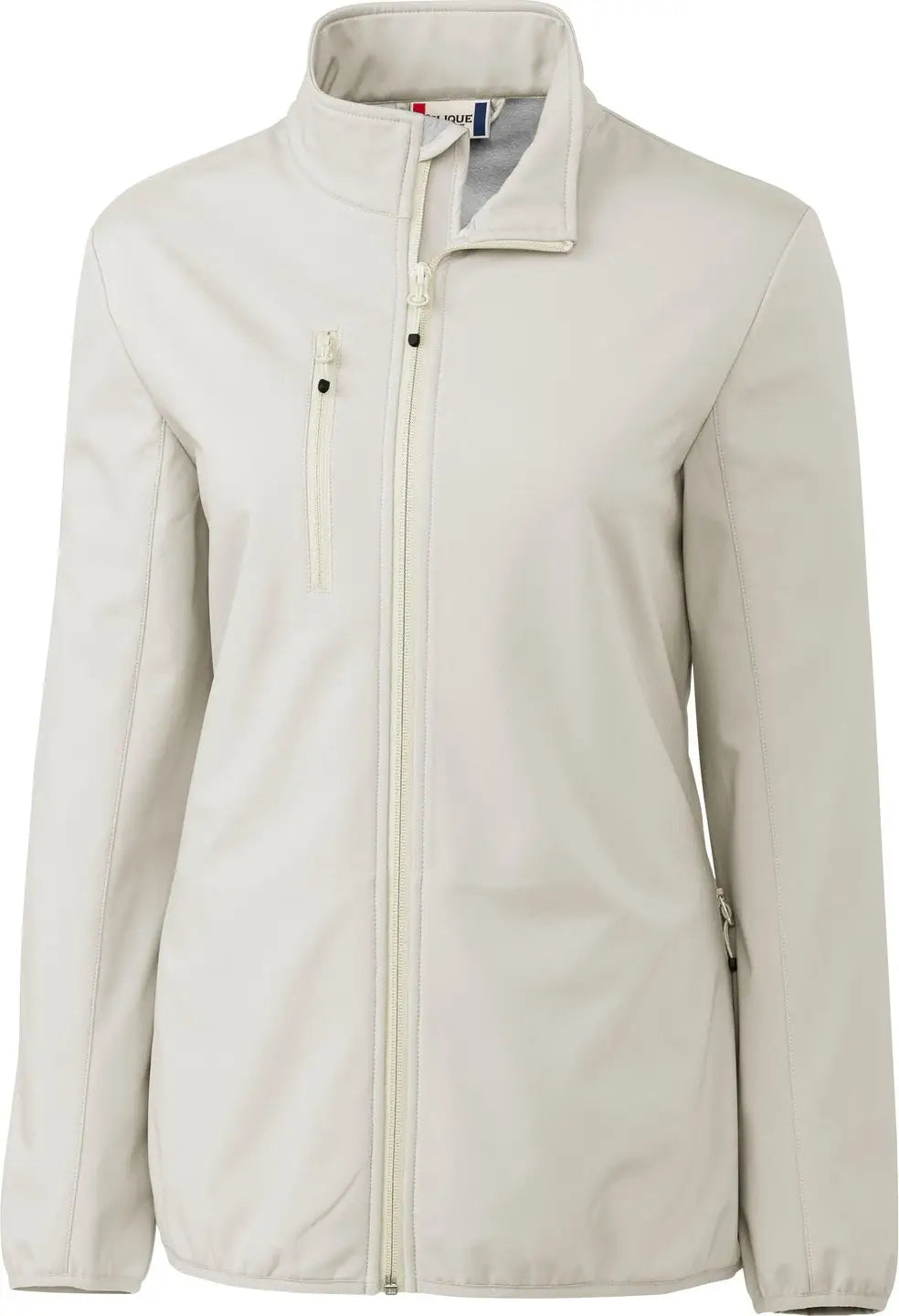Clique Lqo00053 Trail Eco Stretch Softshell Full Zip Womens Jacket - Fog