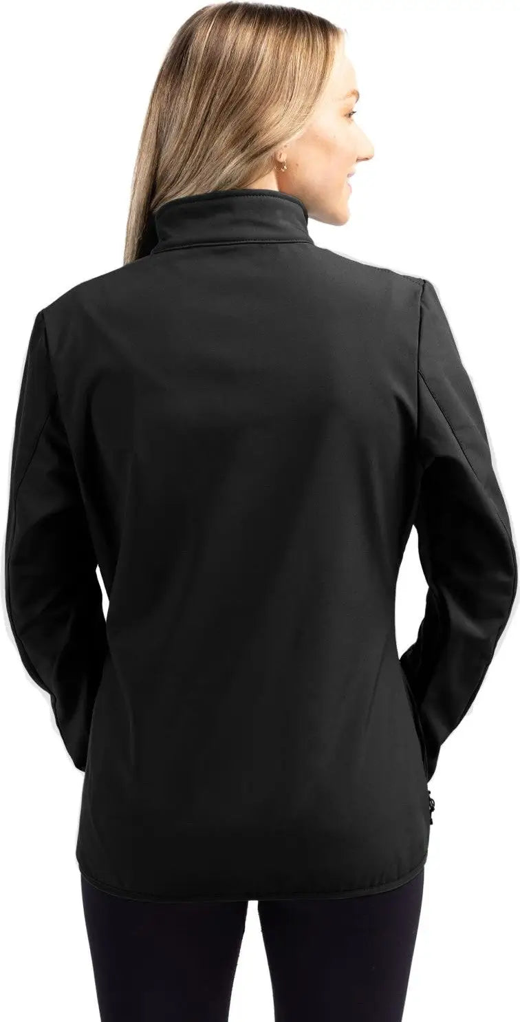 Clique Lqo00053 Trail Eco Stretch Softshell Full Zip Womens Jacket - Black - Ladies Xs