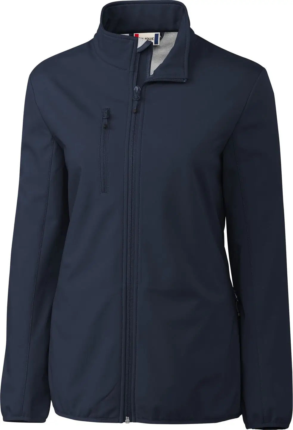 Clique Lqo00053 Trail Eco Stretch Softshell Full Zip Womens Jacket - Dark Navy