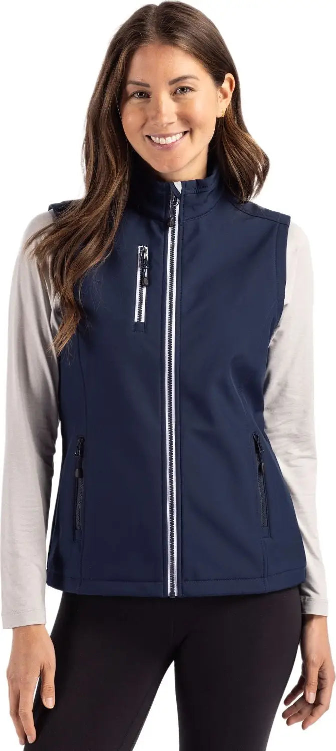 Clique Lqo00062 Telemark Eco Stretch Softshell Womens Vest - Dark Navy - Ladies Xs