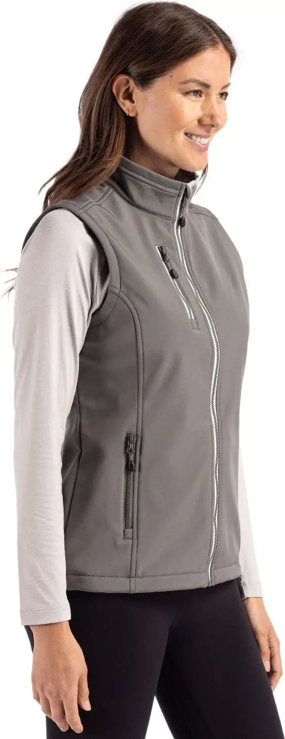 Clique Lqo00062 Telemark Eco Stretch Softshell Womens Vest - Pure Slate