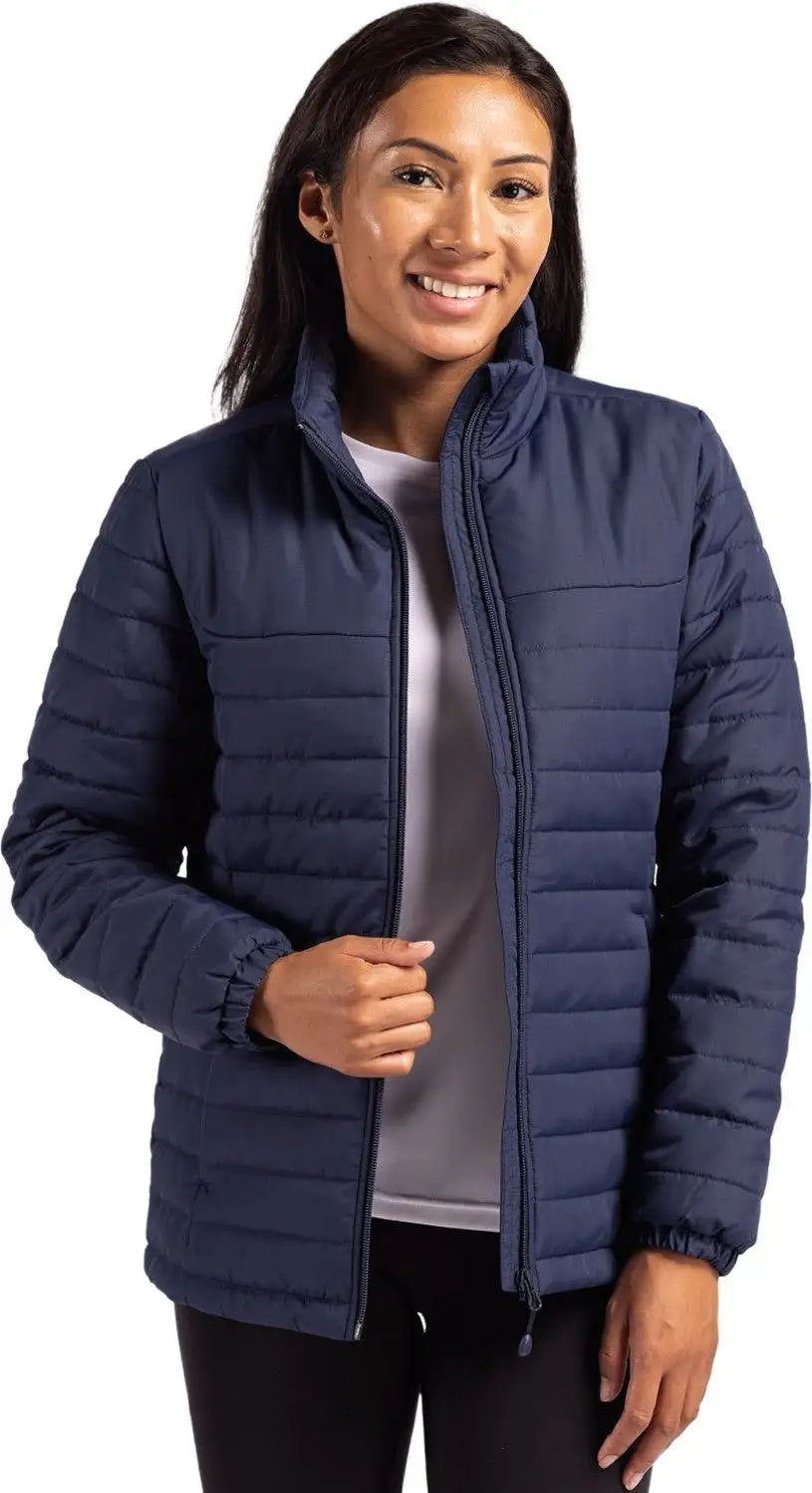 Clique Lqo00063 Elevation Eco Full Zip Womens Puffer Jacket - Dark Navy