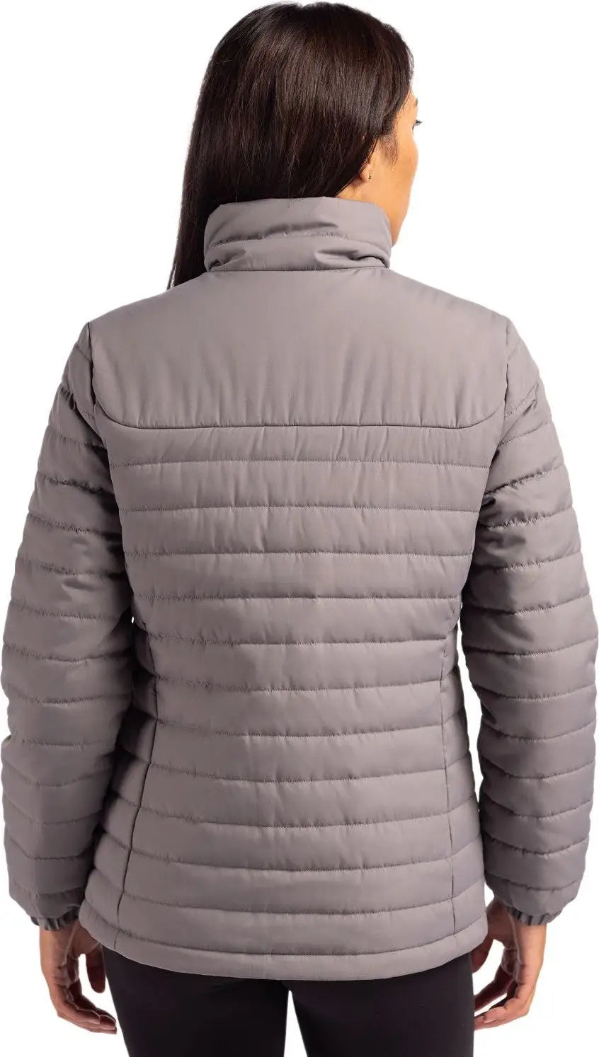 Clique Lqo00063 Elevation Eco Full Zip Womens Puffer Jacket - Pure Slate