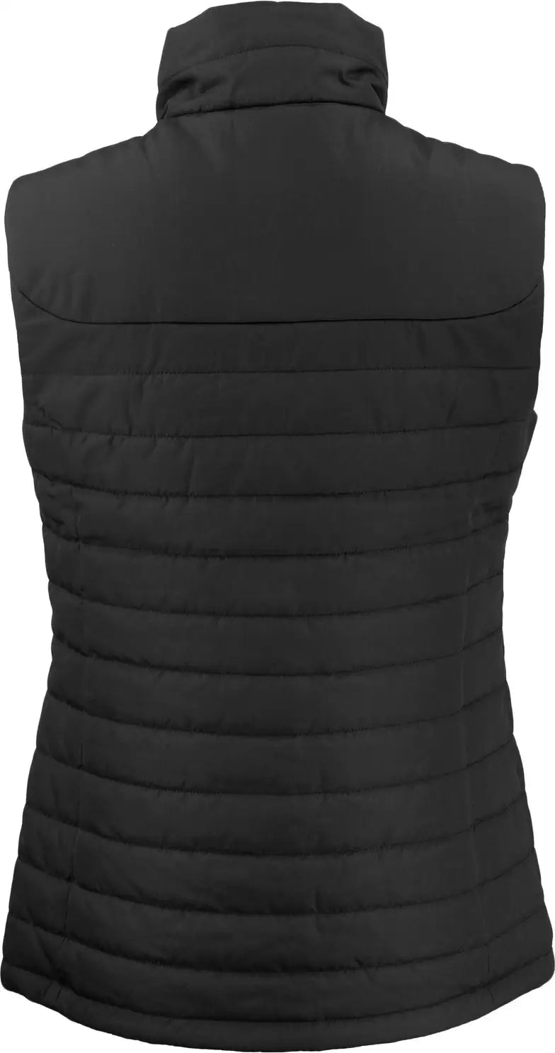 Clique Lqo00064 Elevation Eco Full Zip Womens Puffer Vest - Black