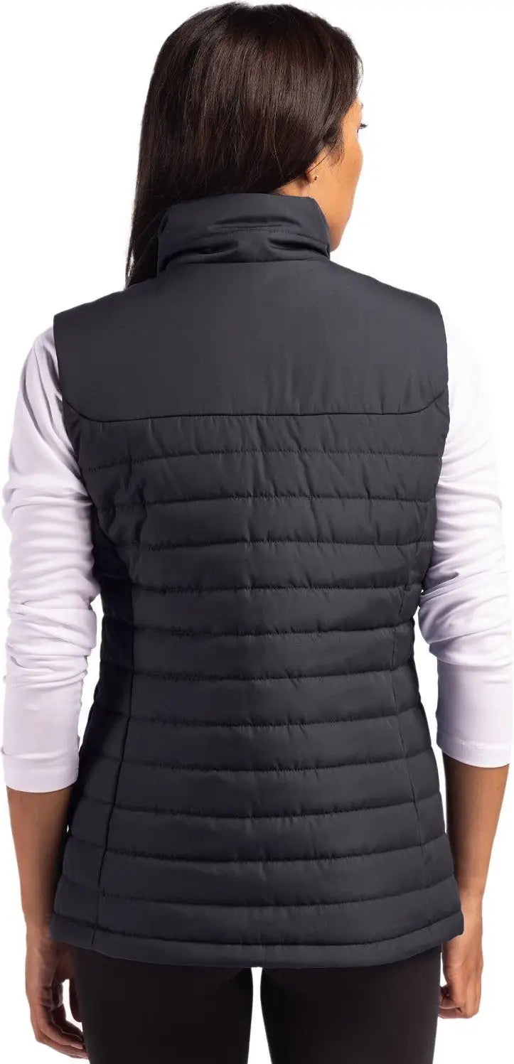 Clique Lqo00064 Elevation Eco Full Zip Womens Puffer Vest - Black