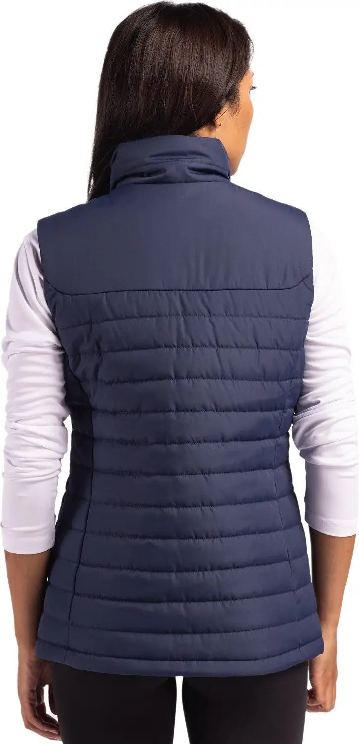 Clique Lqo00064 Elevation Eco Full Zip Womens Puffer Vest - Dark Navy