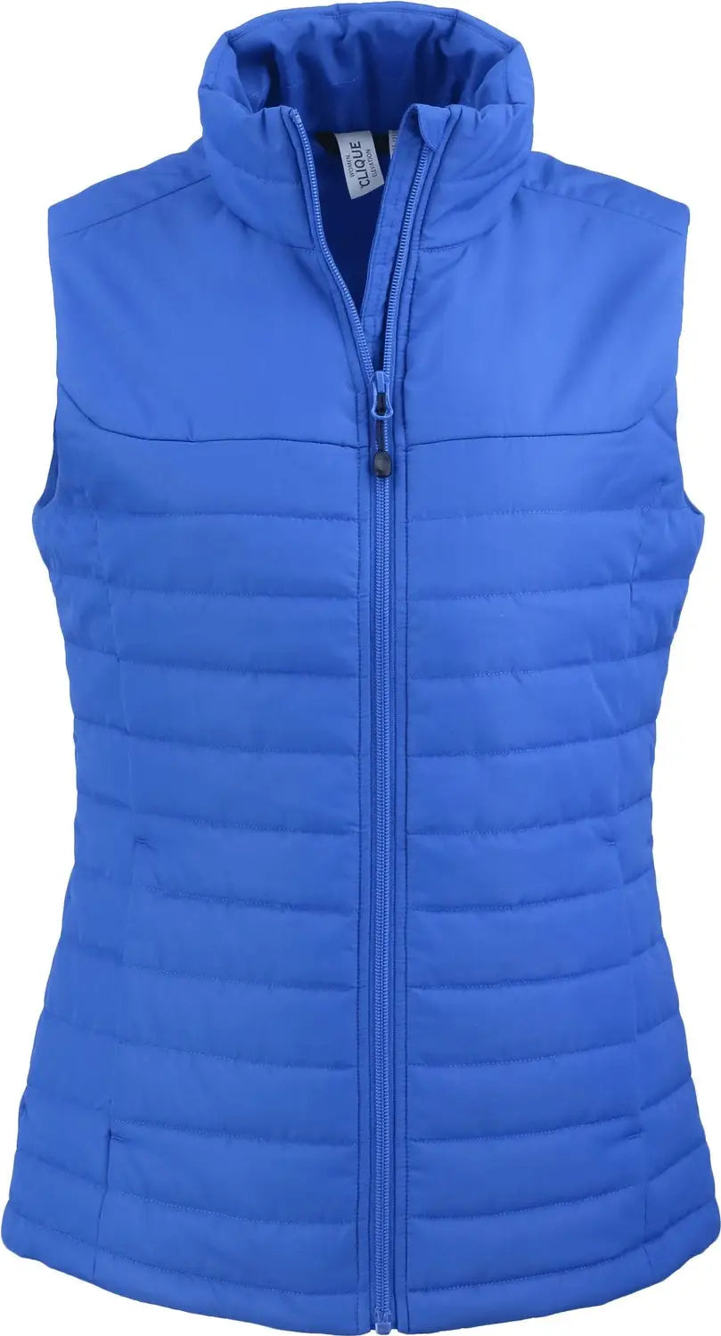 Clique Lqo00064 Elevation Eco Full Zip Womens Puffer Vest - Royal Blue