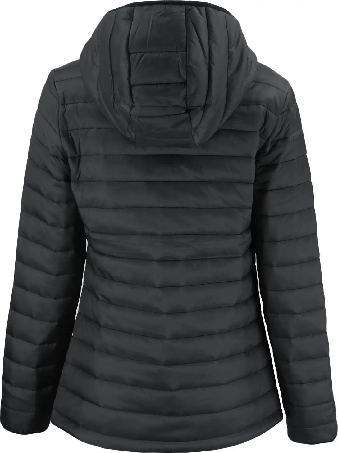 Clique Lqo00065 Valhalla Full Zip Womens Puffer Jacket - Black