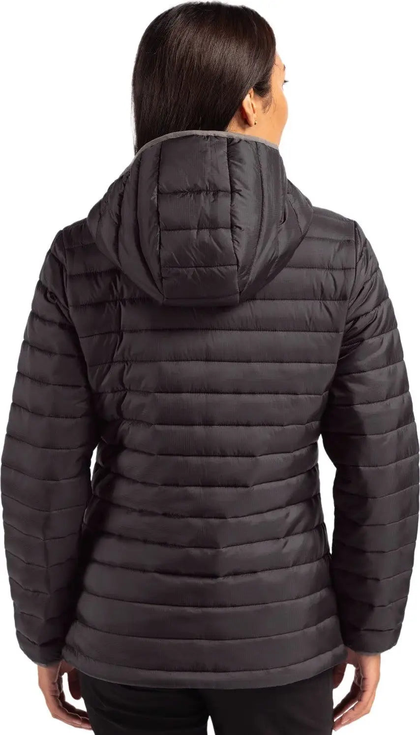 Clique Lqo00065 Valhalla Full Zip Womens Puffer Jacket - Black