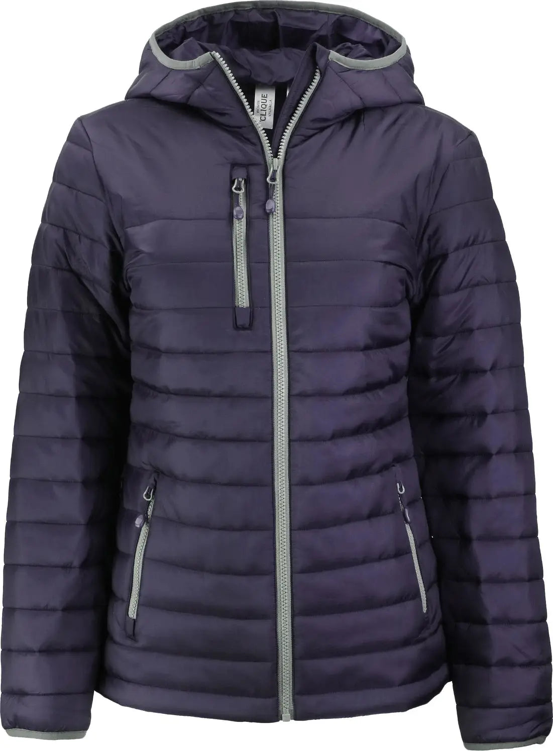 Clique Lqo00065 Valhalla Full Zip Womens Puffer Jacket - Dark Navy