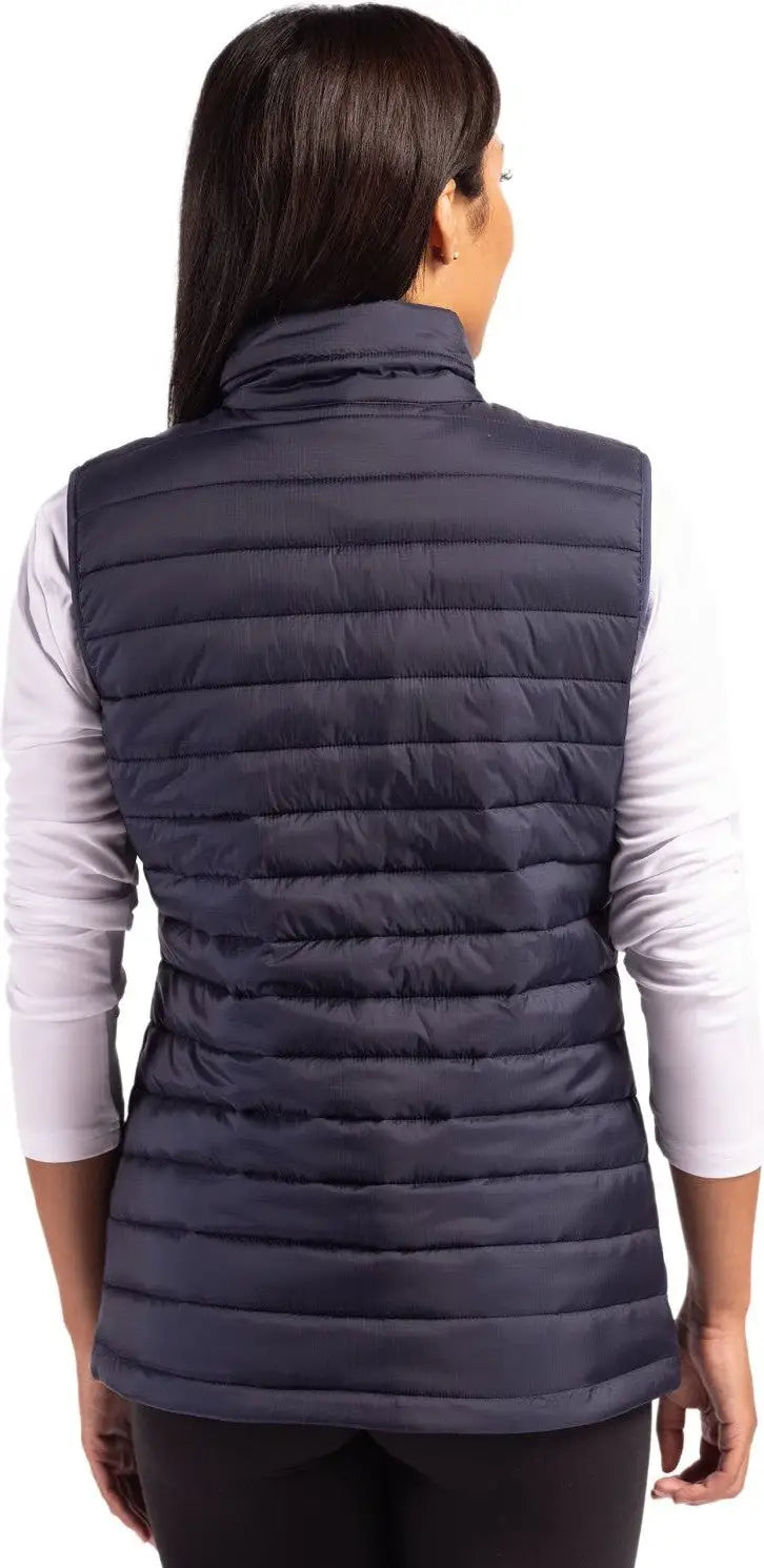 Clique Lqo00066 Valhalla Full Zip Womens Puffer Vest - Dark Navy