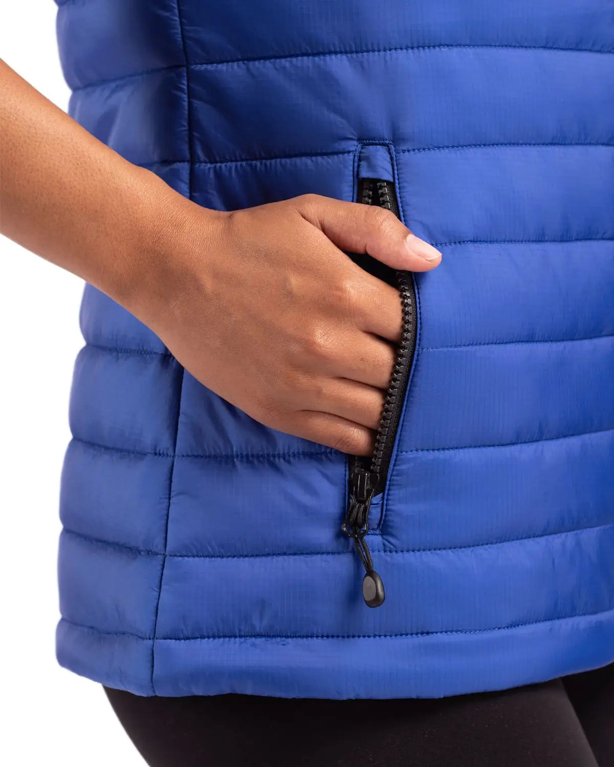 Clique Lqo00066 Valhalla Full Zip Womens Puffer Vest - Royal Blue