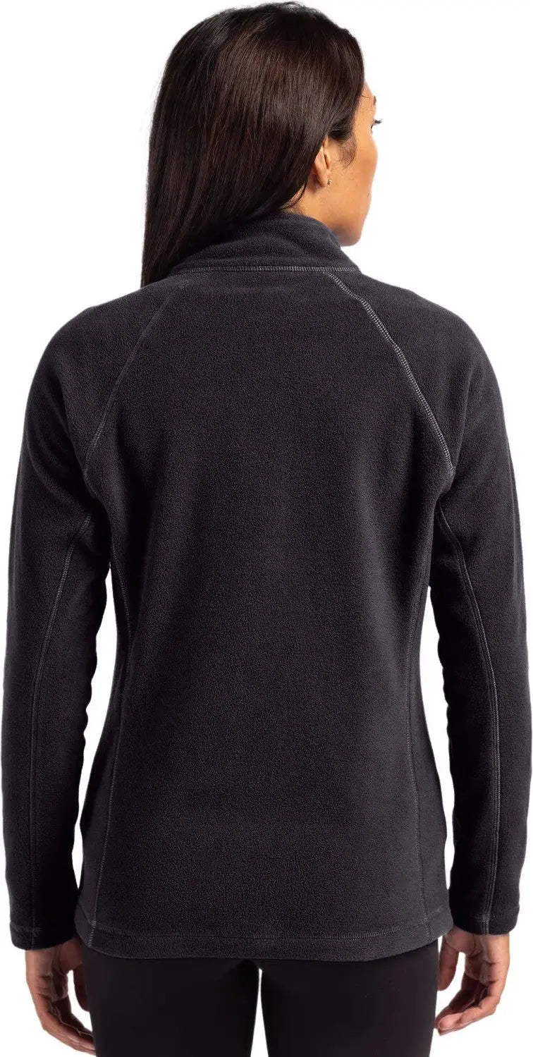 Clique Lqo00067 Powder Fleece Full Zip Womens Jacket - Black