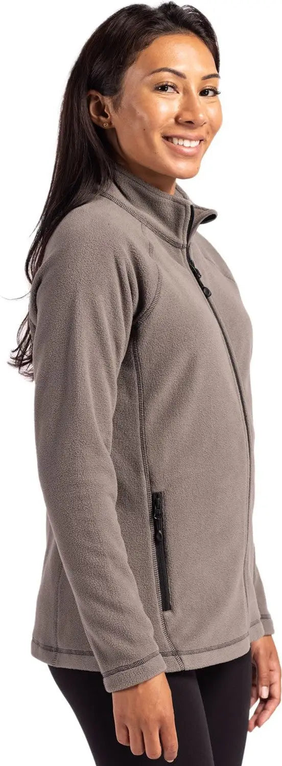 Clique Lqo00067 Powder Fleece Full Zip Womens Jacket - Pure Slate
