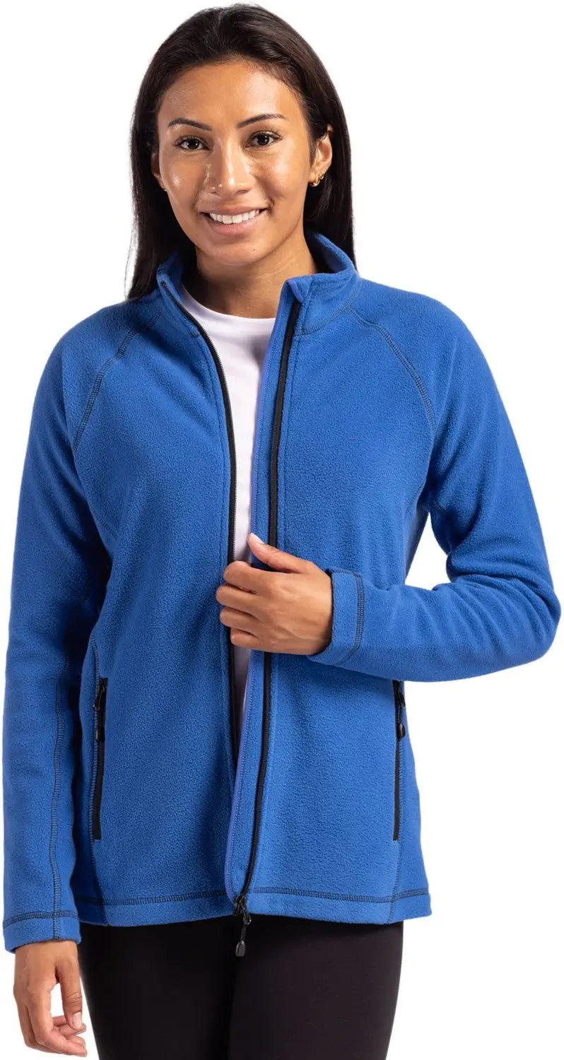 Clique Lqo00067 Powder Fleece Full Zip Womens Jacket - Royal Blue